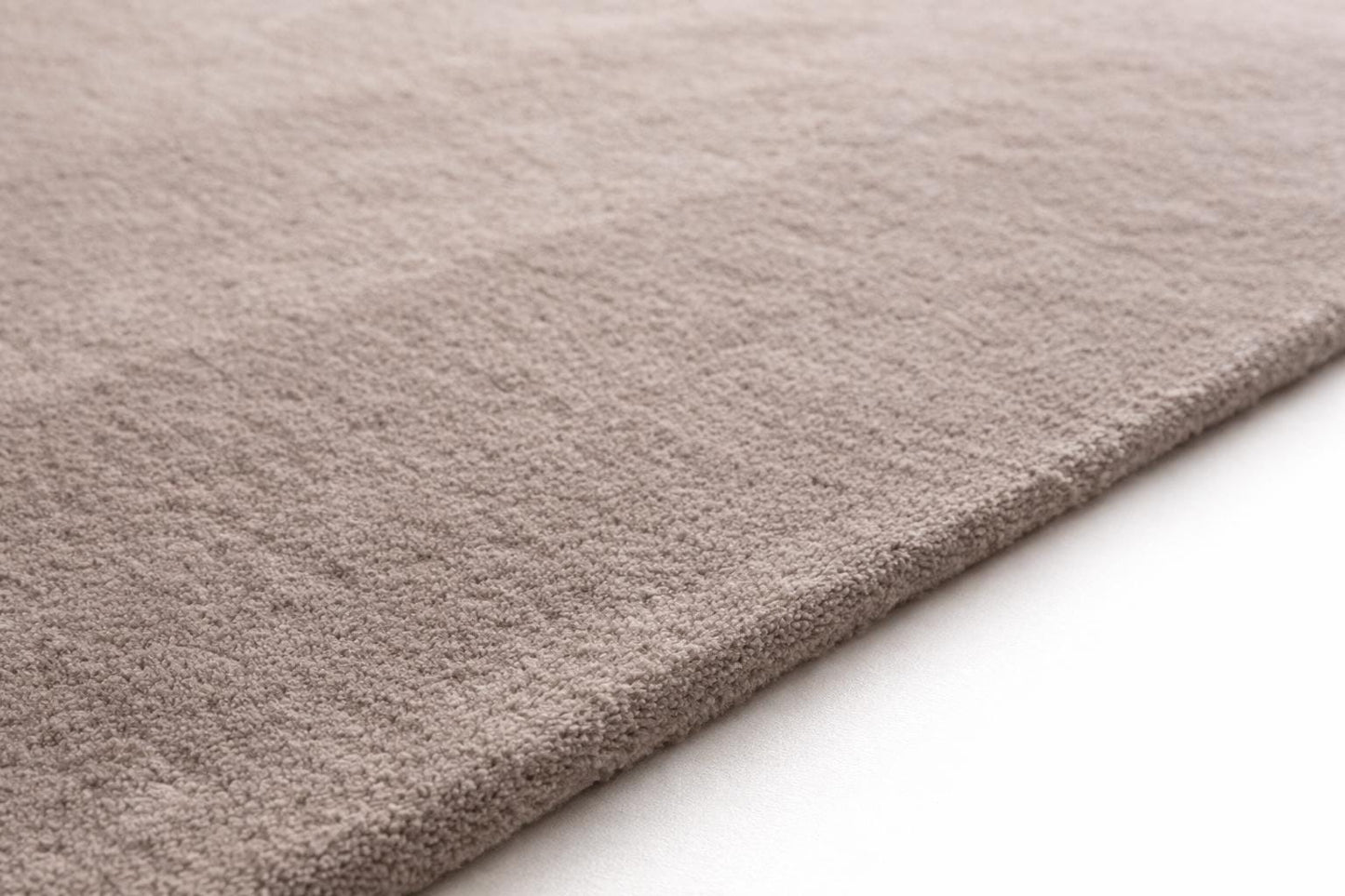 Hand Tufted Wool Rug | Handmade Solid Beige Area Rug