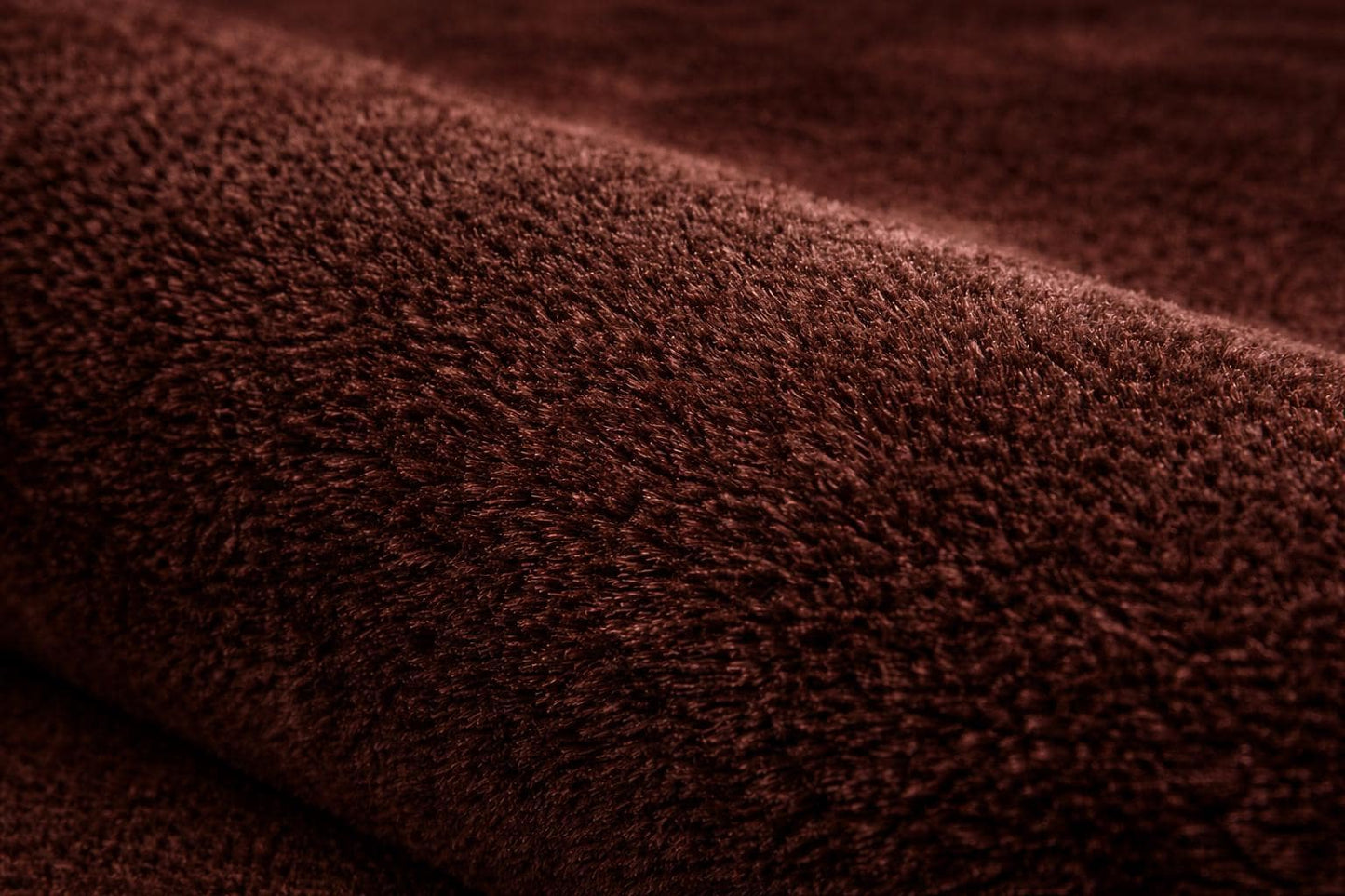 Hand Tufted Wool Area Rug | Solid Burgundy Modern Carpet